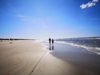 Einsam am Strand