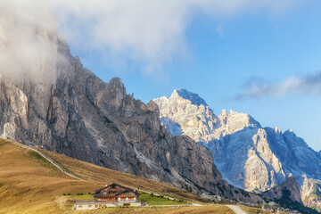 Autumn is the best time for hiking in the Dolomites, Italy