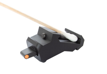 AR-15 offset sight being cleaned
