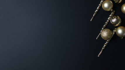 Decoracion de navidad con fondo de color