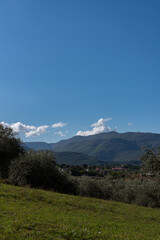 Molise, Italy.  Spectacular autumn panorama.