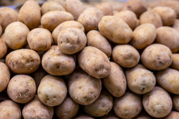 potatoes on the market