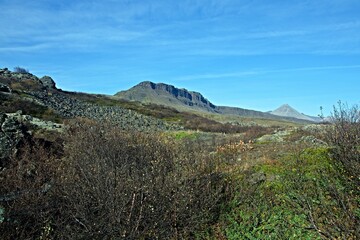 Iceland-view of Mount Baula since Grabrok Crater