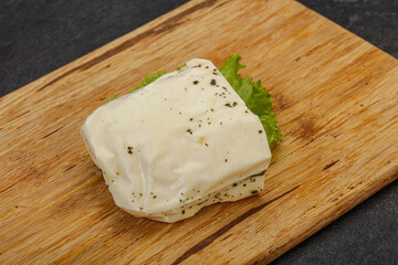 Halloumi cheese with mint for grill