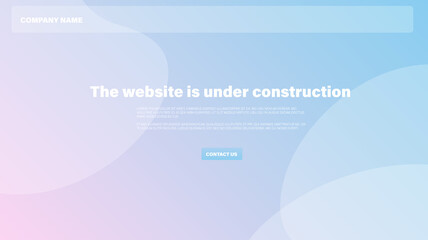 Website loading page, coming soon, under construction page, under development. Web banner.  Background,  vector illustration.