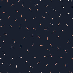 Vector dark background with pink gold confetti