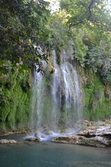 Fototapeta na wymiar Wasserfall in Side Türkei