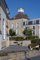 Fototapeta na wymiar Ville de Villiers-sur-Marne, maison au Belvédère (musée municipal Emile Jean fondé en 1973), département du Val-de-Marne, France