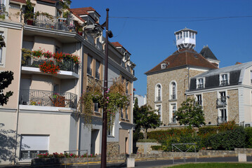 Ville de Villiers-sur-Marne, maison au Belvédère (musée municipal Emile Jean fondé en 1973), habitation en centre ville, département du Val-de-Marne, France