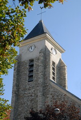 Obraz premium Ville de Villiers-sur-Marne, église Saint-Jacques-Saint-Christophe, département du Val-de-Marne, France