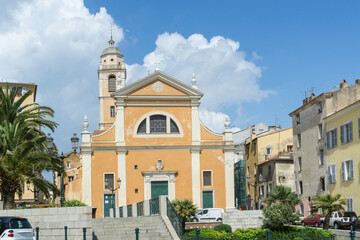 Fototapeta na wymiar Kathedrale in Ajaccio auf der Insael Korsika