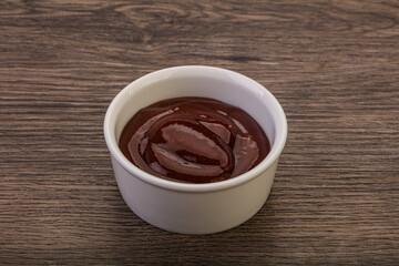 Traditional Barbicue sauce in the bowl