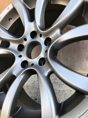 wheel of the car