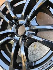 Obraz premium wheel of a car