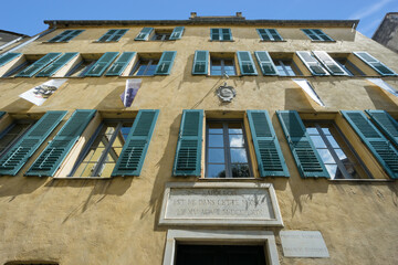 Geburtshaus von Napoleon Bonaparte in Ajaccio auf der Insel Korsika