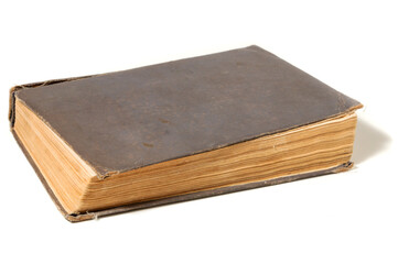 Old book isolated on a white background