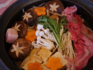 Sukiyaki Japanese food