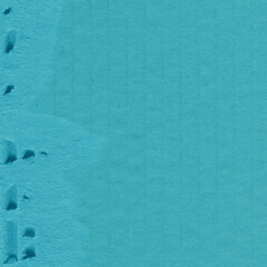 A blue vintage rough sheet of carton. Recycled environmentally friendly cardboard paper texture. Simple minimalist papercraft background.