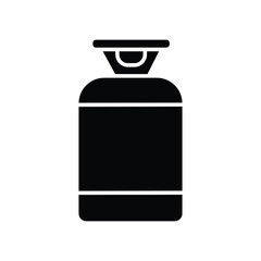 Gas Cylinder Filled glyph icon