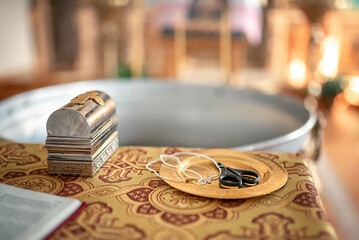 church censer bible holy myro brush faith cros