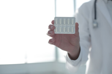 Doctor working in hospital patient consultation