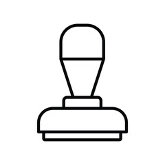 Ink Stamp Simple line icon