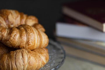 croissant and coffee