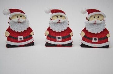 Drei Weihnachtsmänner