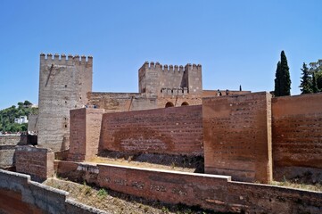 Vista panor&acirc;mica de La Alhambra / Granada / Espanha