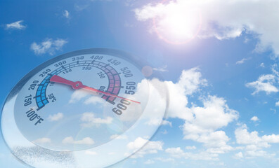 Global warming concept