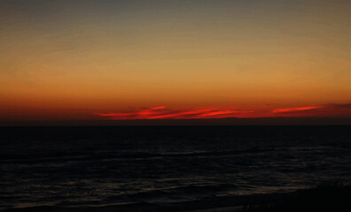 Dark Sunrise in Hatteras