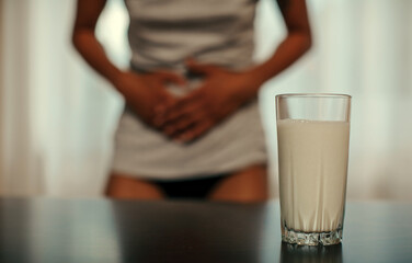 glass of milk. No milk. Problem. 