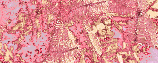 White Nature Decoration. Pink Tree Template. Bright Modern Image. Perple Fashion Wallpaper. Fashion Artwork. Pastel Woman Design. Garden Postcard. Abstract Backdrop.