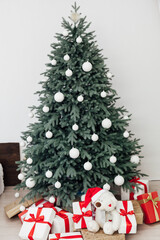 bedroom Christmas decorations Christmas tree winter new year