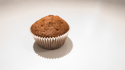 Baking, Cupcake on a light background, delicious dessert