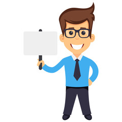 
A character cartoon designed to represent official class
