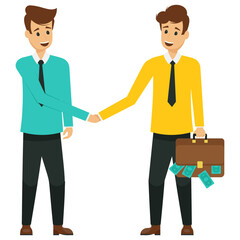 Fototapeta premium A person involved in business, businessman 