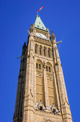 Fototapeta na wymiar Parliment Hill, Ottawa, Ontario