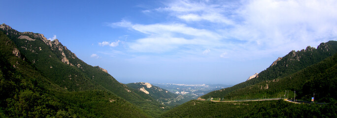 Fototapeta premium panorama of the mountains