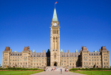 Parliment Hill, Ottawa, Ontario - obrazy, fototapety, plakaty
