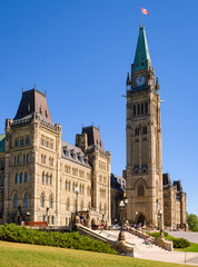 Fototapeta na wymiar Parliment Hill, Ottawa, Ontario