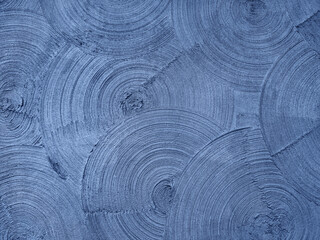 Textured plaster in the form of intersecting circles. Wall decoration. Background for various...