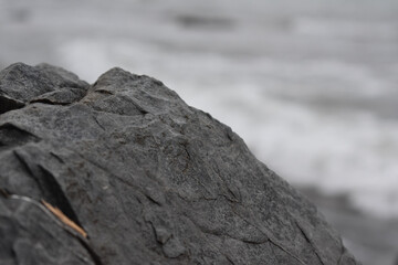 stone against the sea
