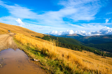 Landscape in Sureanu Mountains