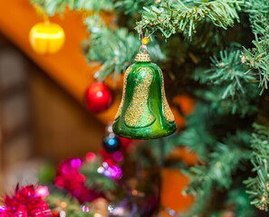 Toys on the Christmas tree
