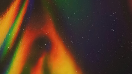 Dusted Holographic Abstract Multicolored Backgound Photo Overlay, Using Screen Mode for Vintage...