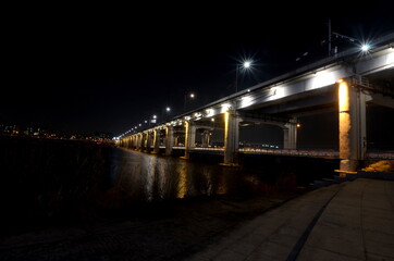 bridge at night