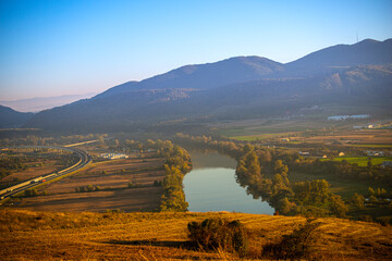 Landscape on the Mores river