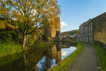 old mill along the canal