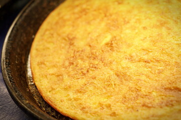 Typical Italian chickpeas rustic cake